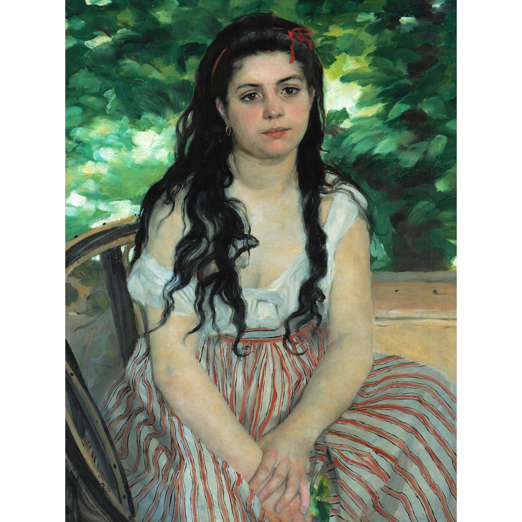 Auguste Renoir En Ete La Bohemienne Large Wall Art Print Canvas Premium Poster Mural