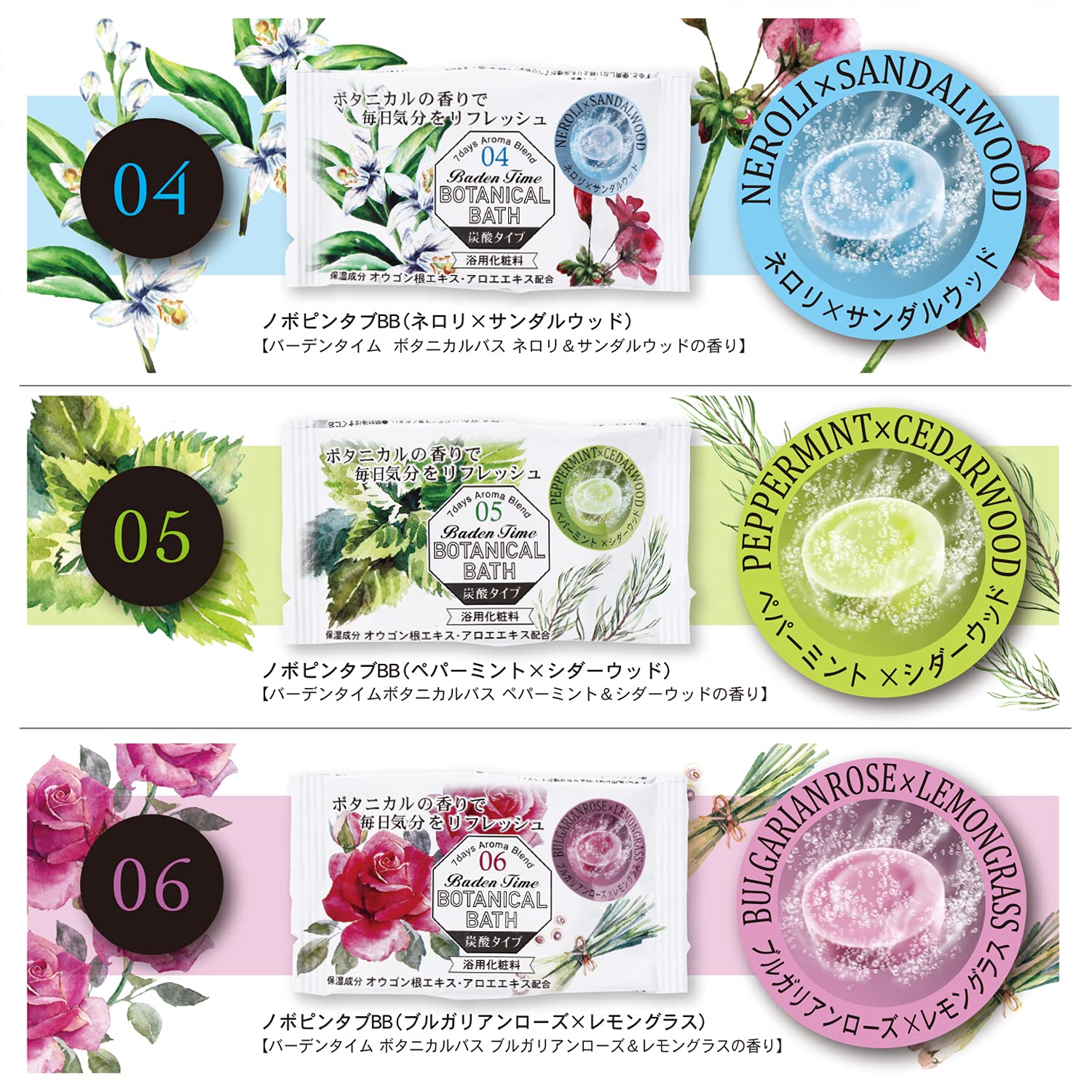 Amazon | 紀陽除虫菊 バーデンタイム ボタニカルバス ( 28錠入り / 7種