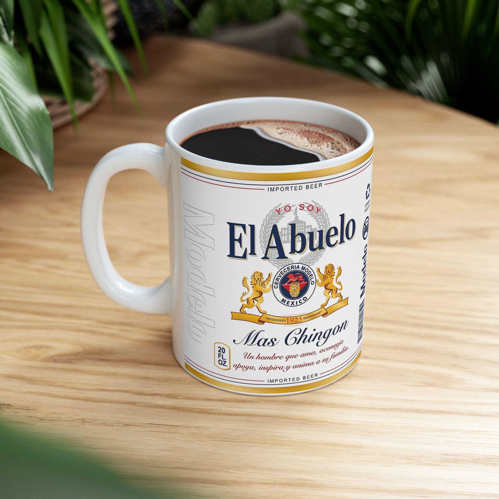Amazon.com | El Abuelo Mas Chingon Coffee Mug-Funny Gift for Cool