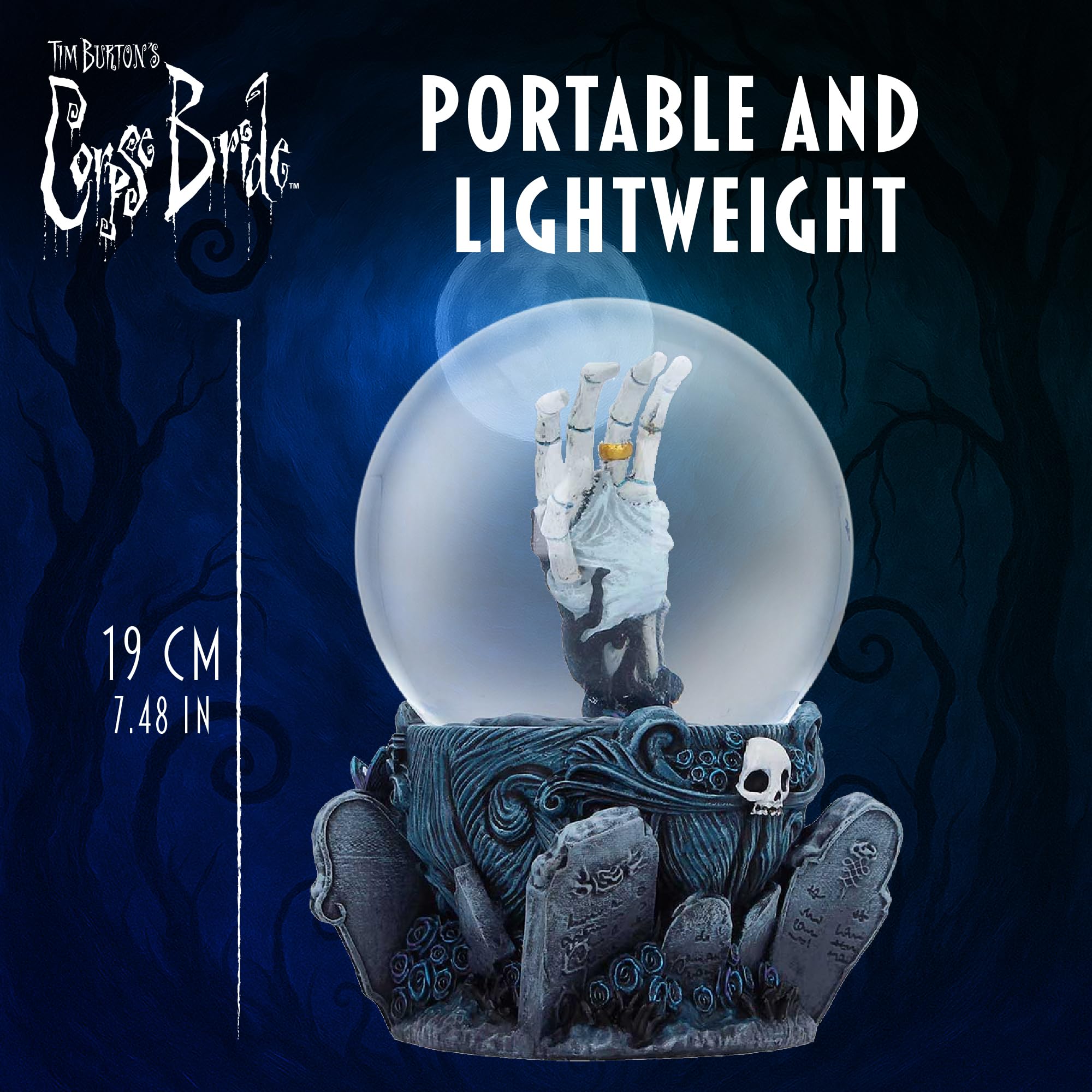 Amazon.co.jp: Nemesis Now Corpse Bride Snow Globe 15cm - 公式