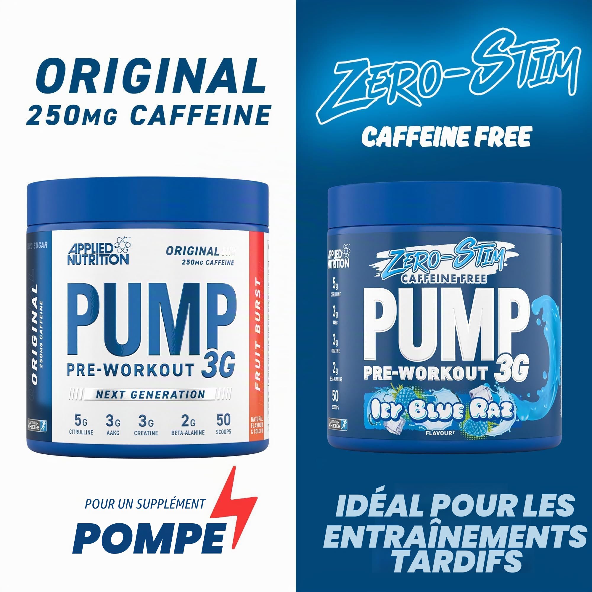 Applied Nutrition Pump 3G Pre Workout, Rainbow Unicorn, 375g
