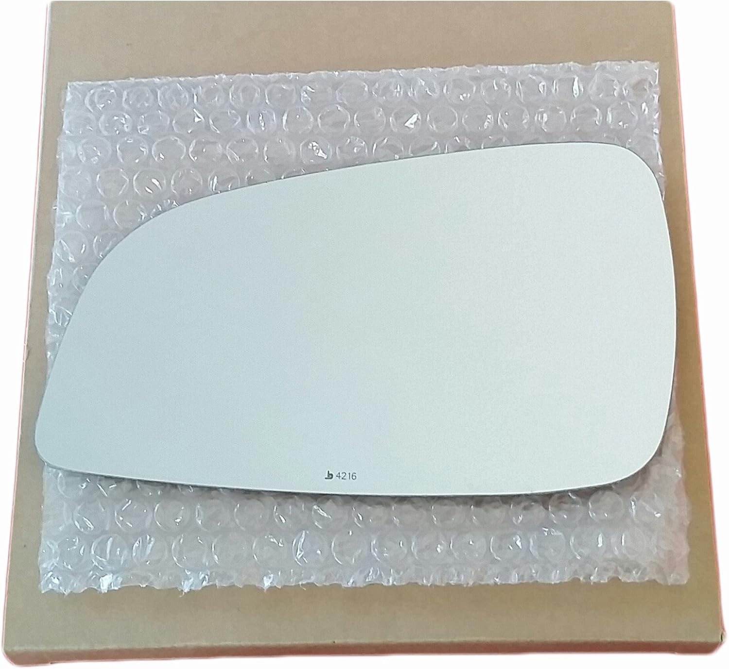 Mirror Glass and ADHESIVE for 2009-2012 Chevy Malibu / 2007-2009 Saturn Aura Driver Left Side Replacement Glass