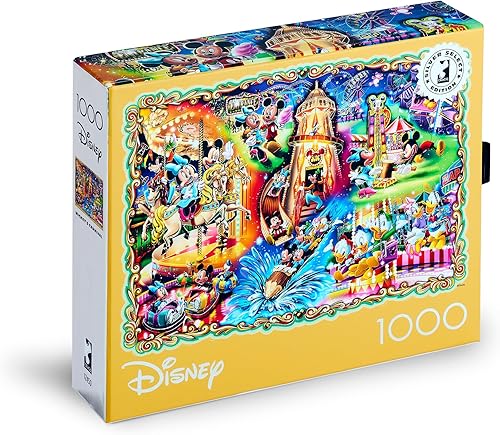Miniatura 3 de Ceaco - Silver Select - Disney - Carnaval de Mickey - Rompecabezas de 1000 piezas para adultos desafiante rompecabezas perfecto para noches de juego