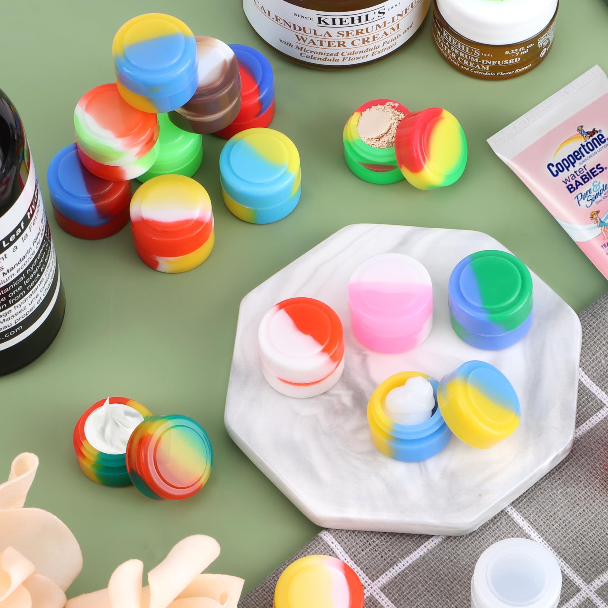 30 Boîtes Rondes En Silicone 2ml - Récipients Antiadhésifs Pour Cosmétiques, Crèmes, échantillons - 11