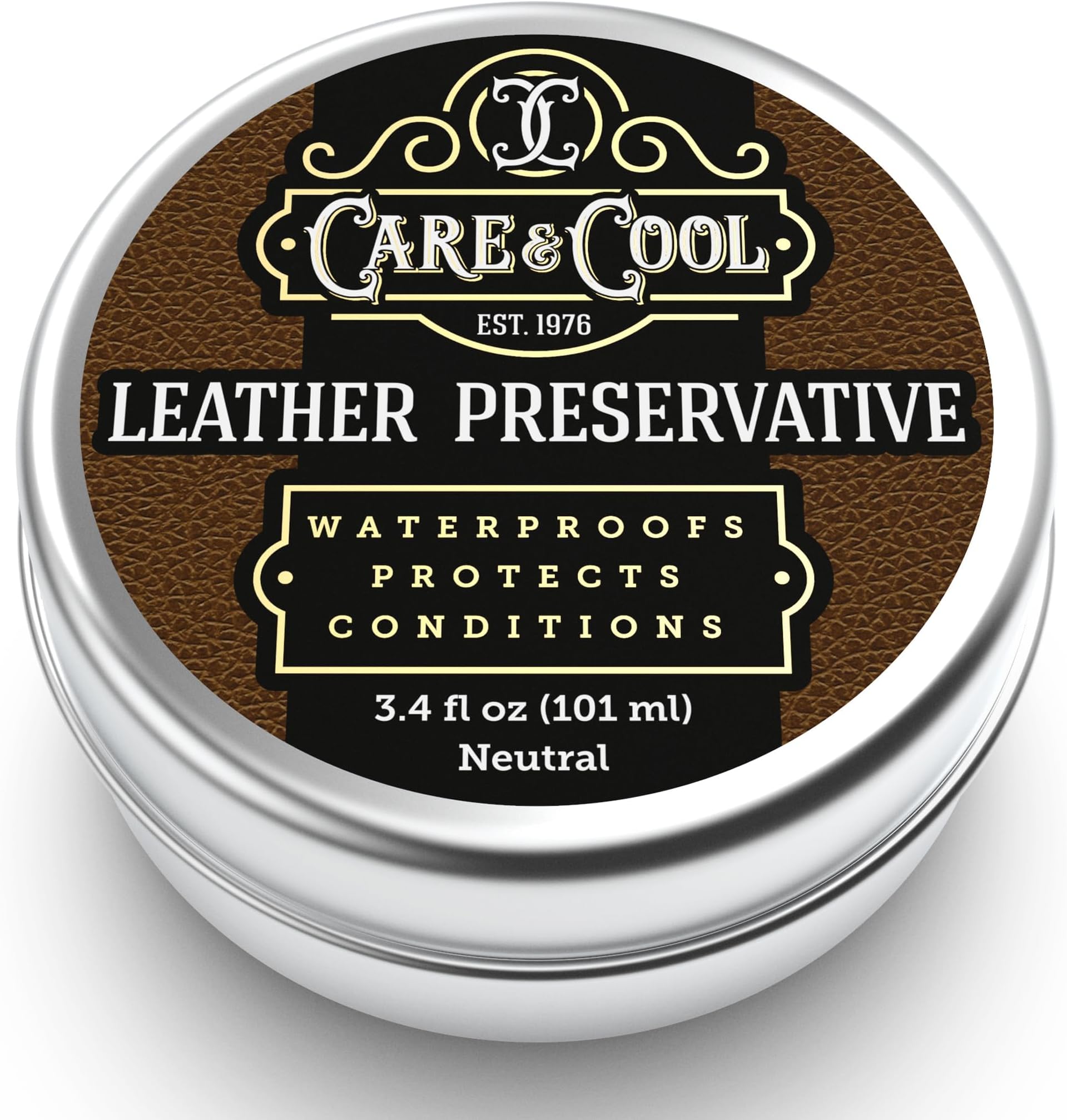 Ultimate Leather Conditioner and Protector (3.4 oz). Waterproofs, Restores, and Heals Your Shoes, Boots, Purses, Jackets, Couch, and Furniture. Setting the Standards Since 1976.