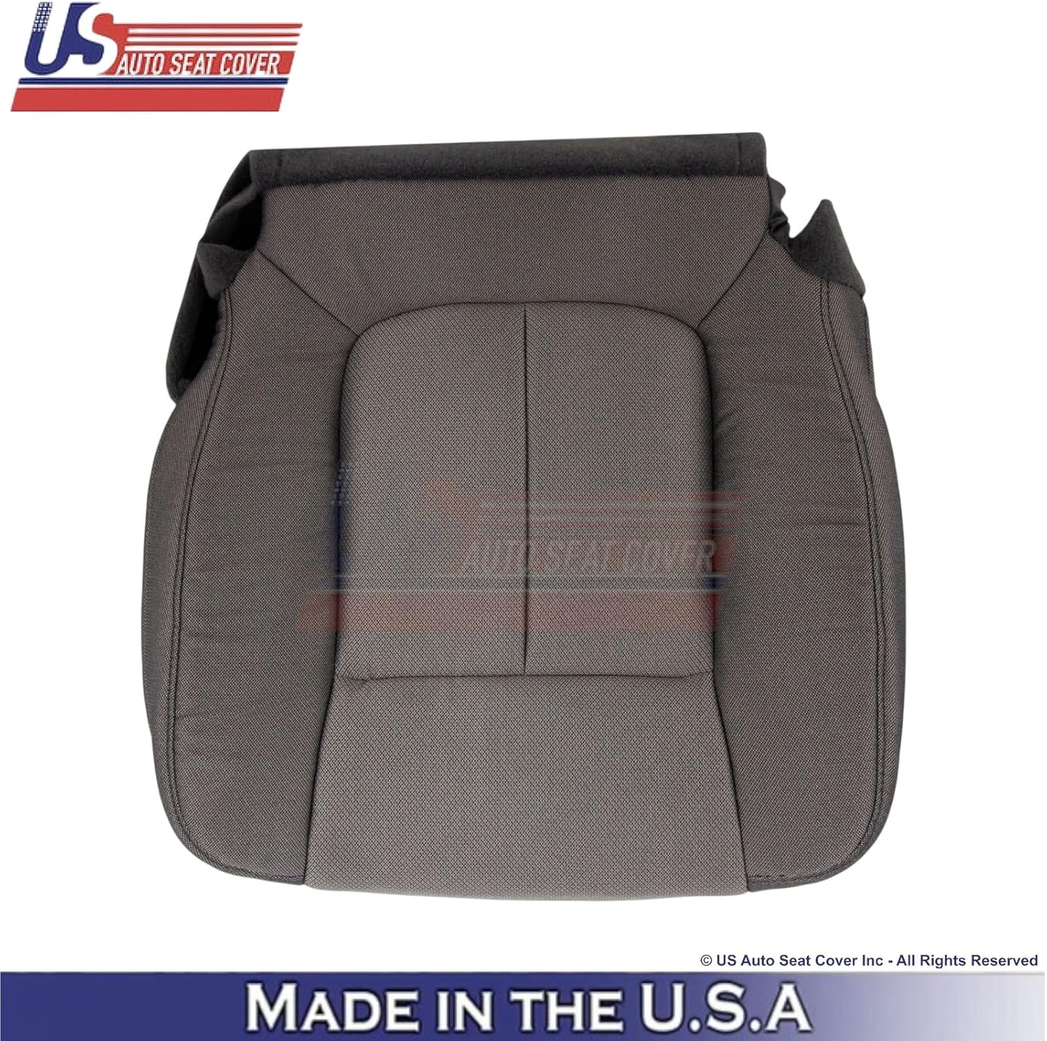 2009-2010 fits Ford F150 Cloth Front Replacement Seat Covers Medium Stone Gray
