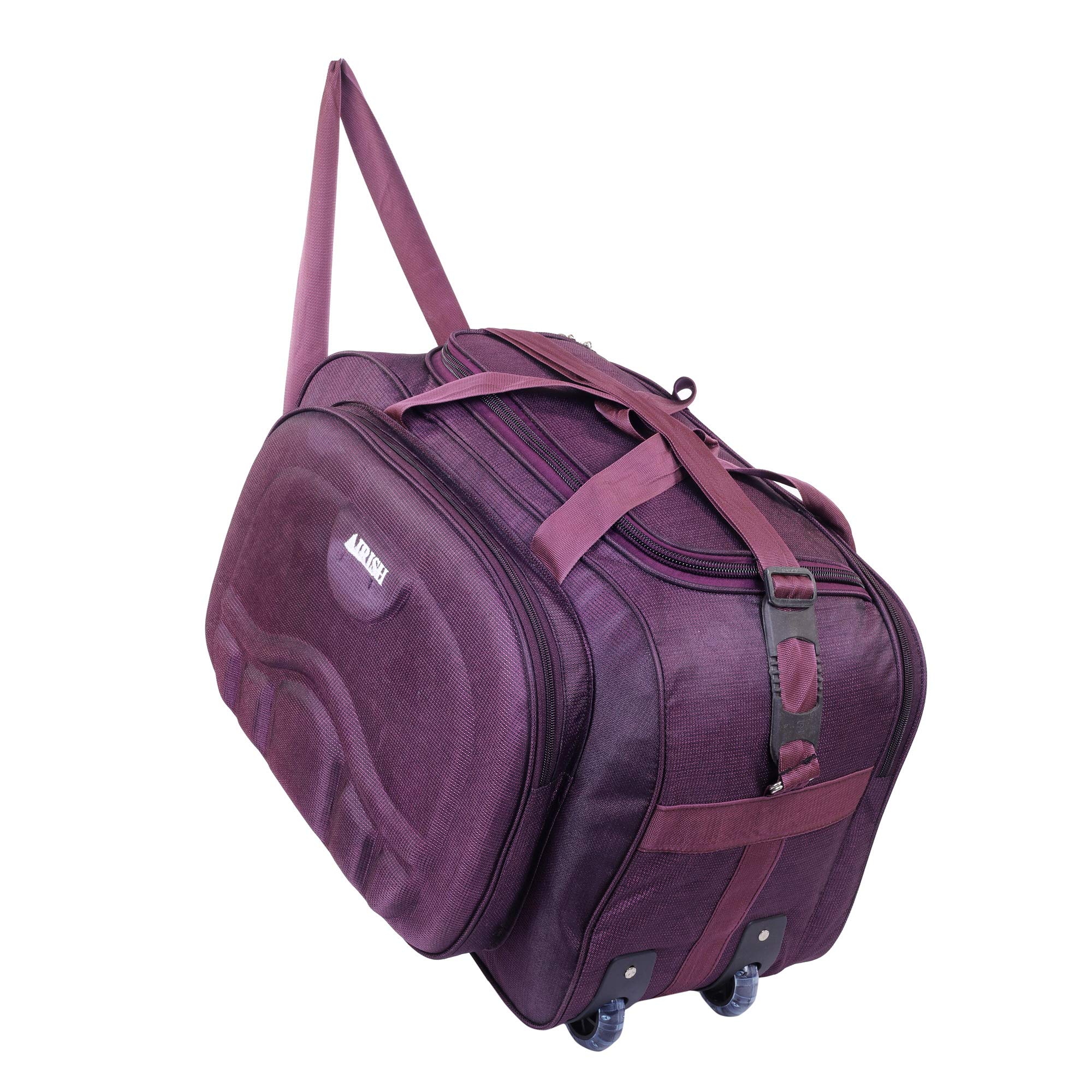 Polyester 30 Cms Duffle Bag(SKU_ PURPLE)-image-12