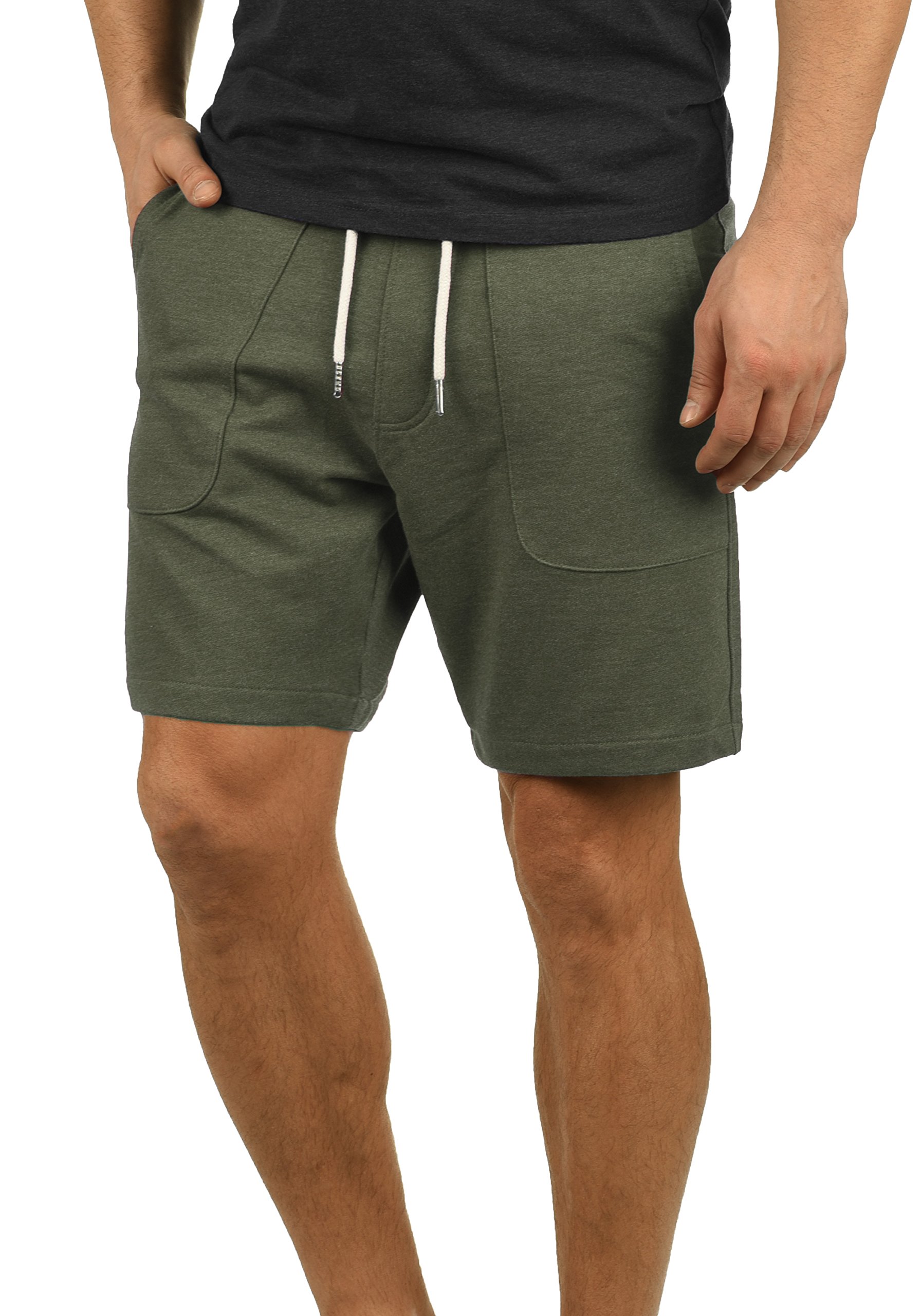 Blend BHMulker Herren Sweatshorts Kurze Hose Jogginghose mit Kordelzug Eingrifftaschen Baumwollmischung Regular fit