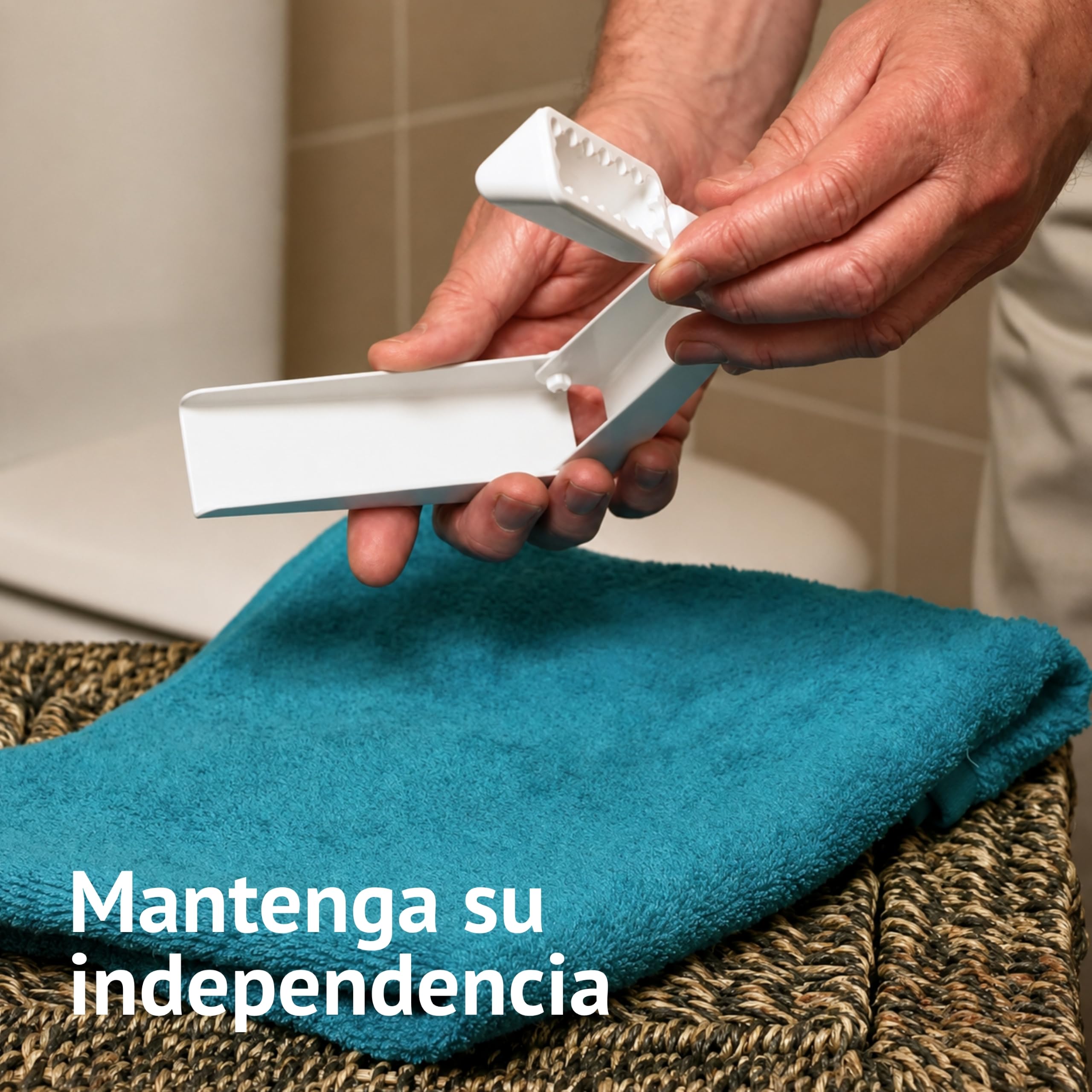 NRS Healthcare - Accesorio plegable para uso del papel higiénico (para personas con movilidad reducida)