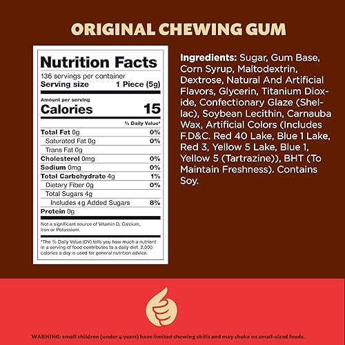 Miniatura 2 de Canel's Original - Chicle de sabores surtidos, paquete de 1.5 libras (alrededor de 135 bolsas envueltas individualmente)