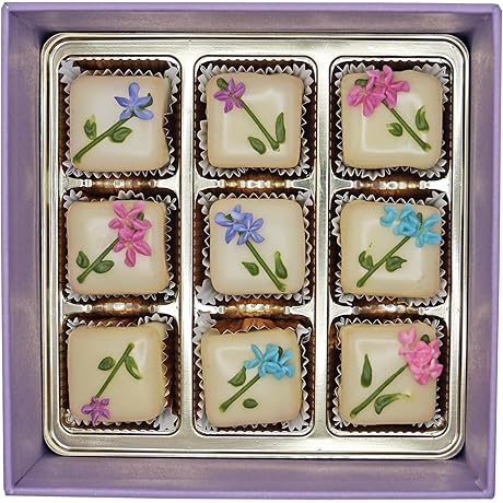 Bon Vivant New York Spring Box of 9 Lemon Petit Four Demitasse,...