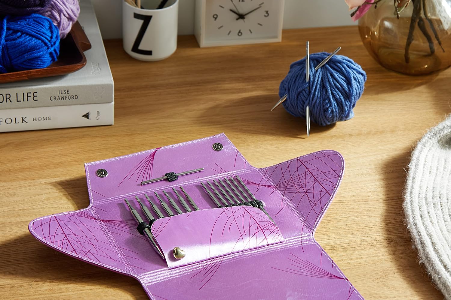 ADDI 760-7 CLICK Long Tip Lace Interchangeable Needle Gift Set (Lace Long Tip)