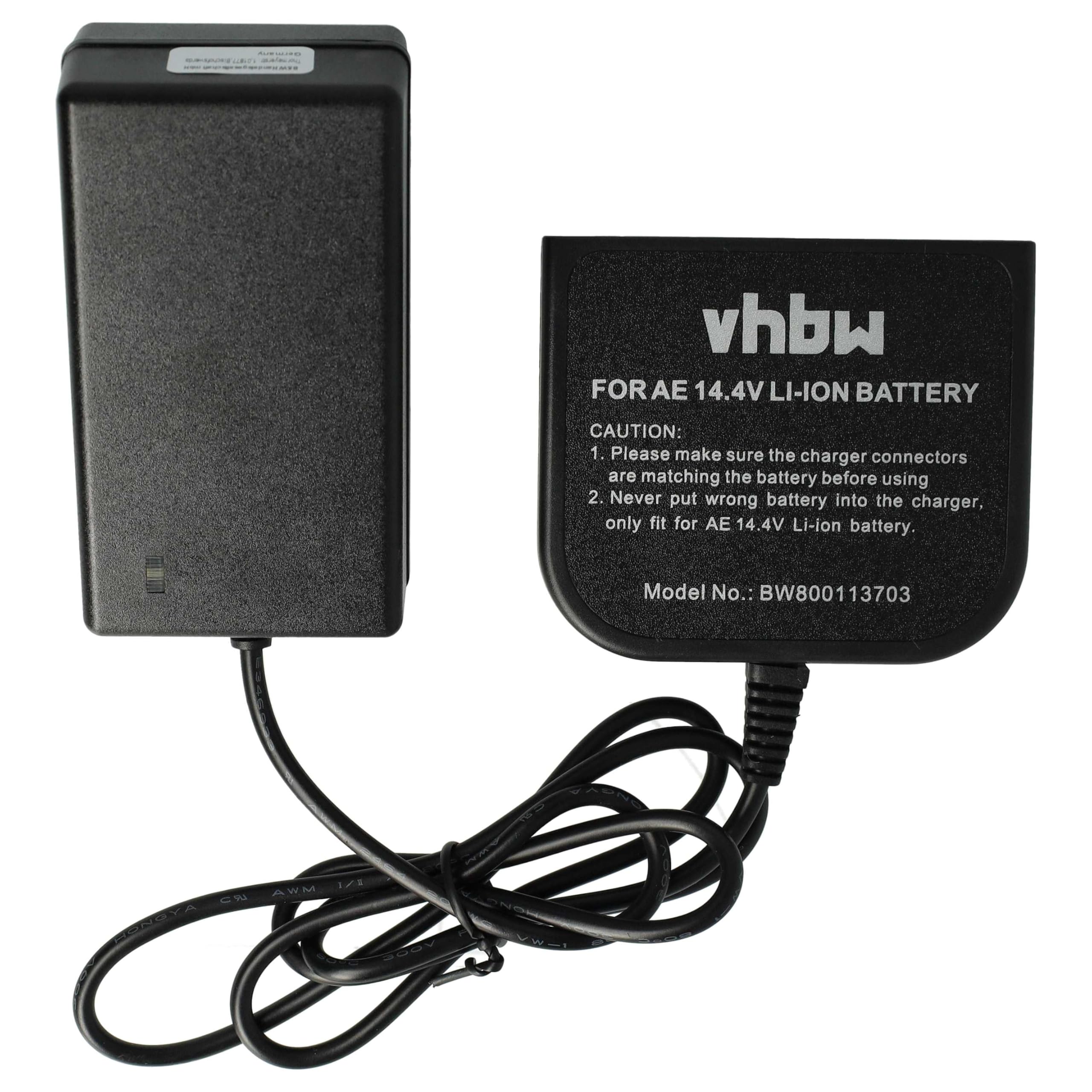 vhbw Chargeur Compatible avec AEG GBS 14.4V | M1430R, L1414, L1414R, L1415, L1415R, L1430, L1430L, L1430R batteries Li-ion d'outils