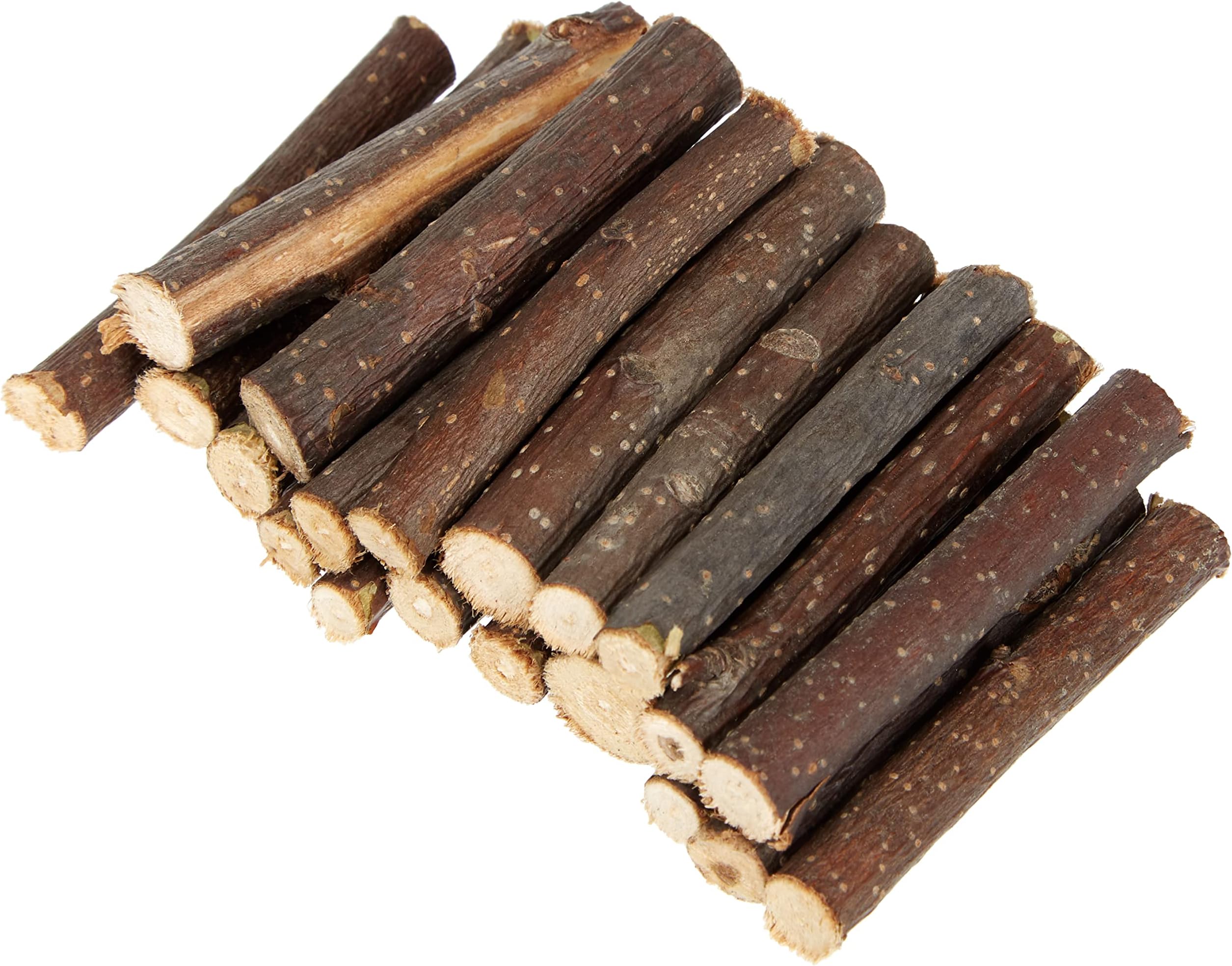 Rayher 65224000 Bundle of 20 Wooden Sticks with Bark for DIY Crafts, Natural Branches for Floristry, Wreath Making and Home Décor, 4-6cm, 20 Pieces