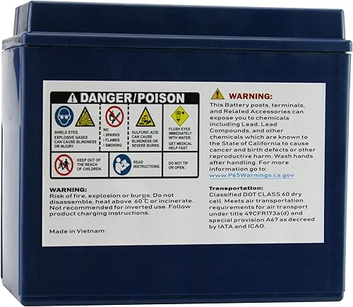 Miniatura 8 de PowerStar YTX20L-BS BateríaCargador para 20L-BS ETX20L CYTX20L-BS GTX20L-BS