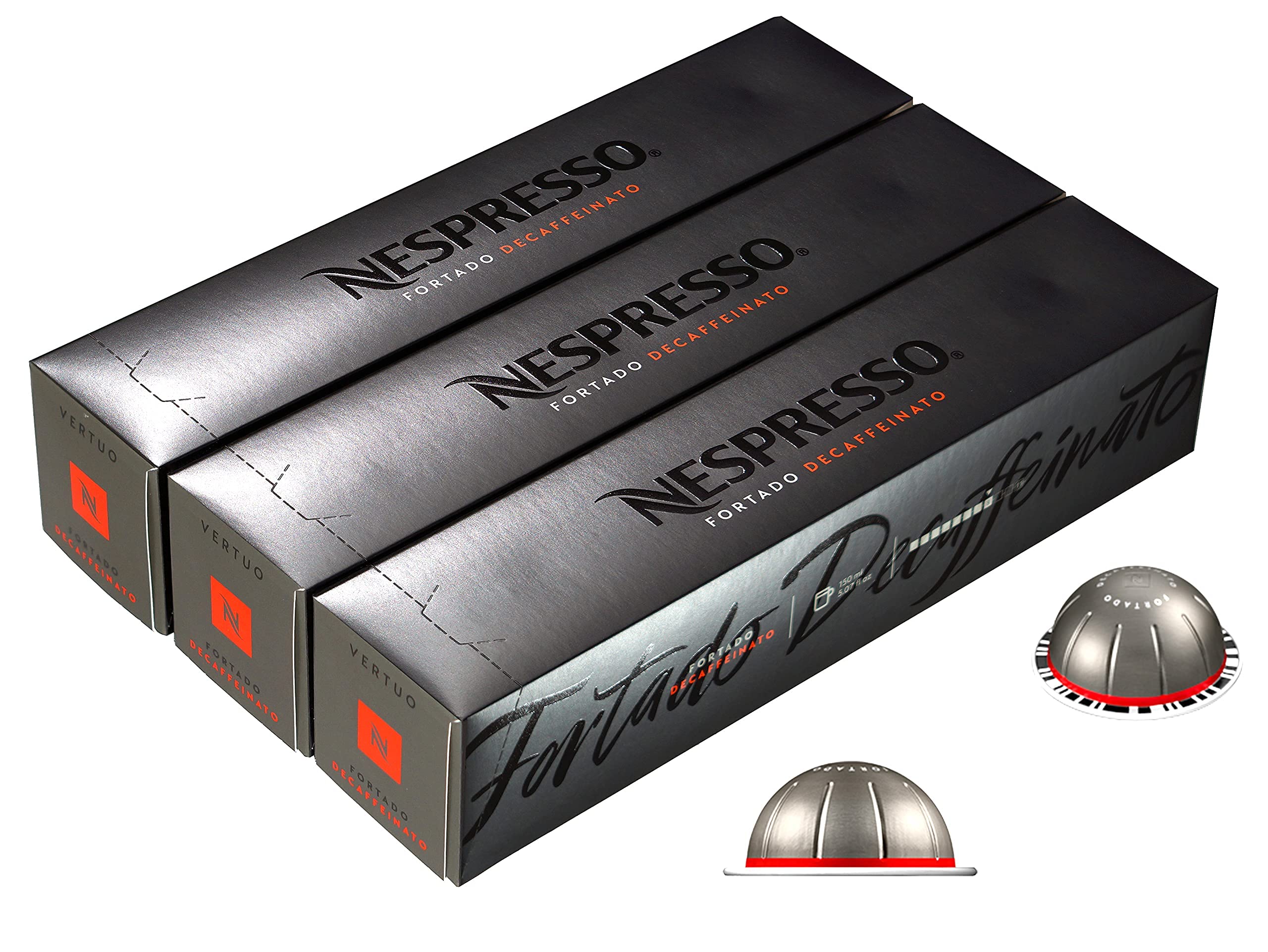 Nespresso Vertuoline: Fortado Decaffeinato, 30 cápsulas