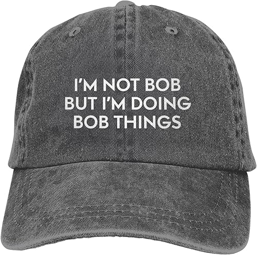 Miniatura 7 de Funny Hat Im Not Bob But Im Doing Bob Things Hat Men Dad Hat Trendy Caps