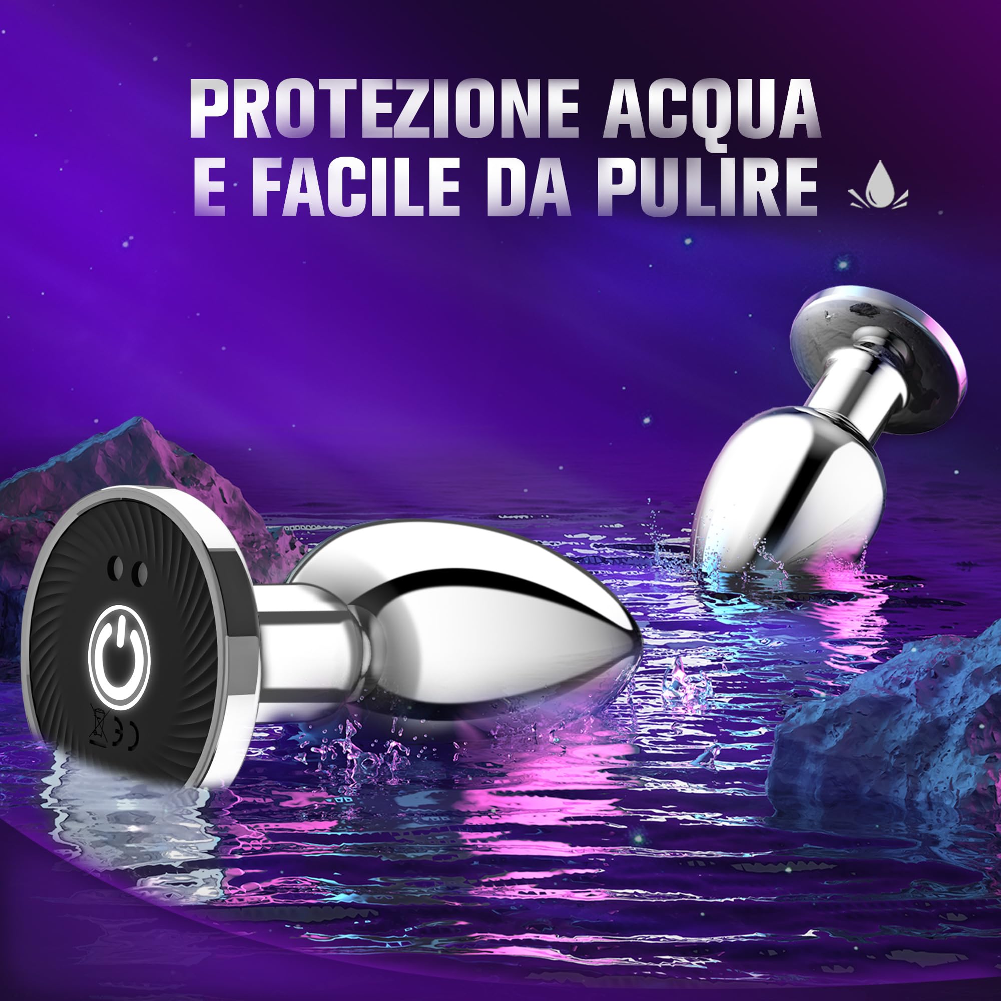 Vibratore per Uomo Sex Toys Plug Anale da Uomo 10 Modalità, Vibratoreper Donna con Telecomando Dildo Anale Toys Per Donna, Vibratori Anali Sex Toy, Vibrator Stimolatore Prostata