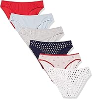 Vista 1 de Tienda Essentials - Calzones de algodón estilo bikini para mujer, paquete múltiple (disponibles en tallas extragrandes)