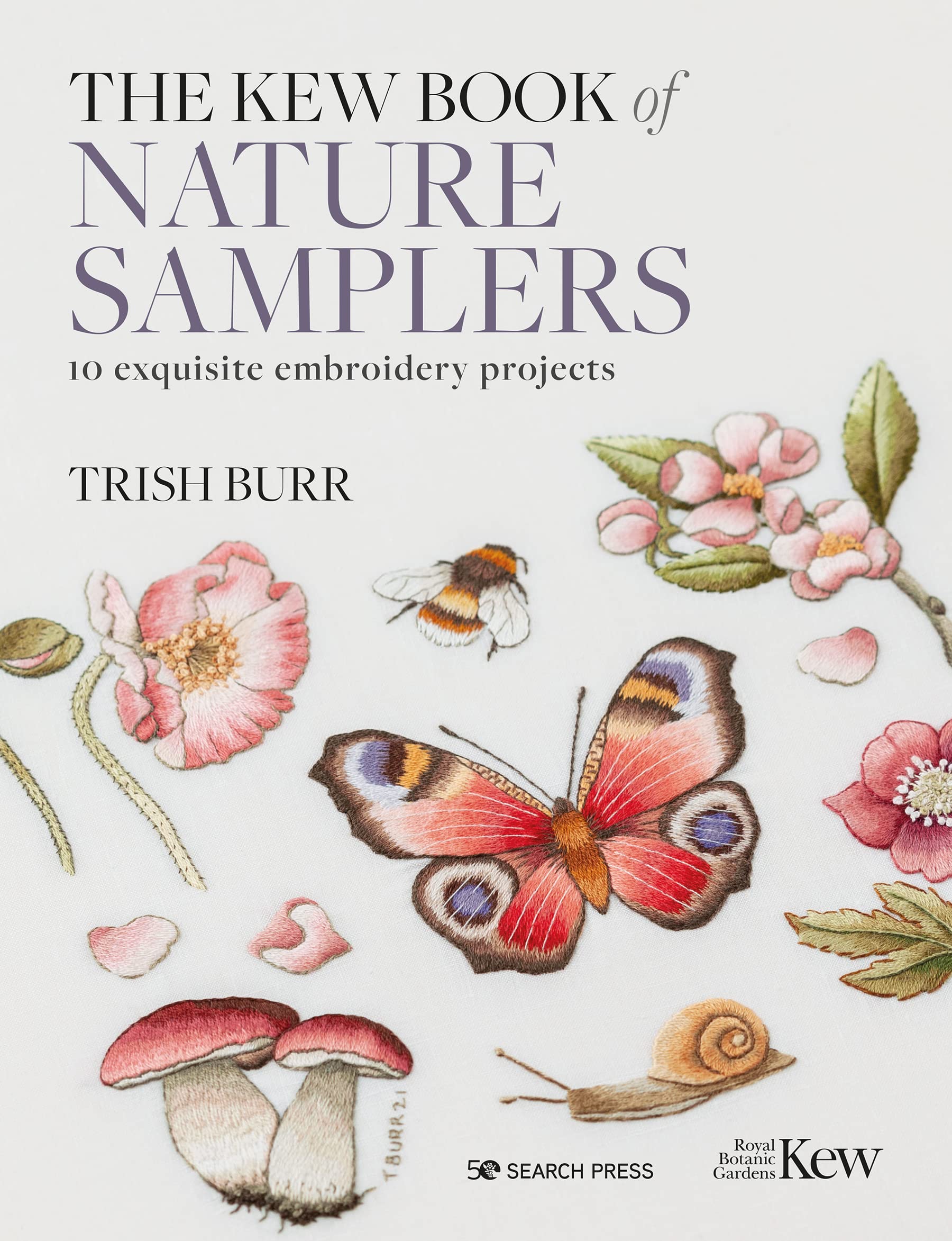 The Kew Book of Nature Samplers créez vos broderies au coin du feu ce weekend