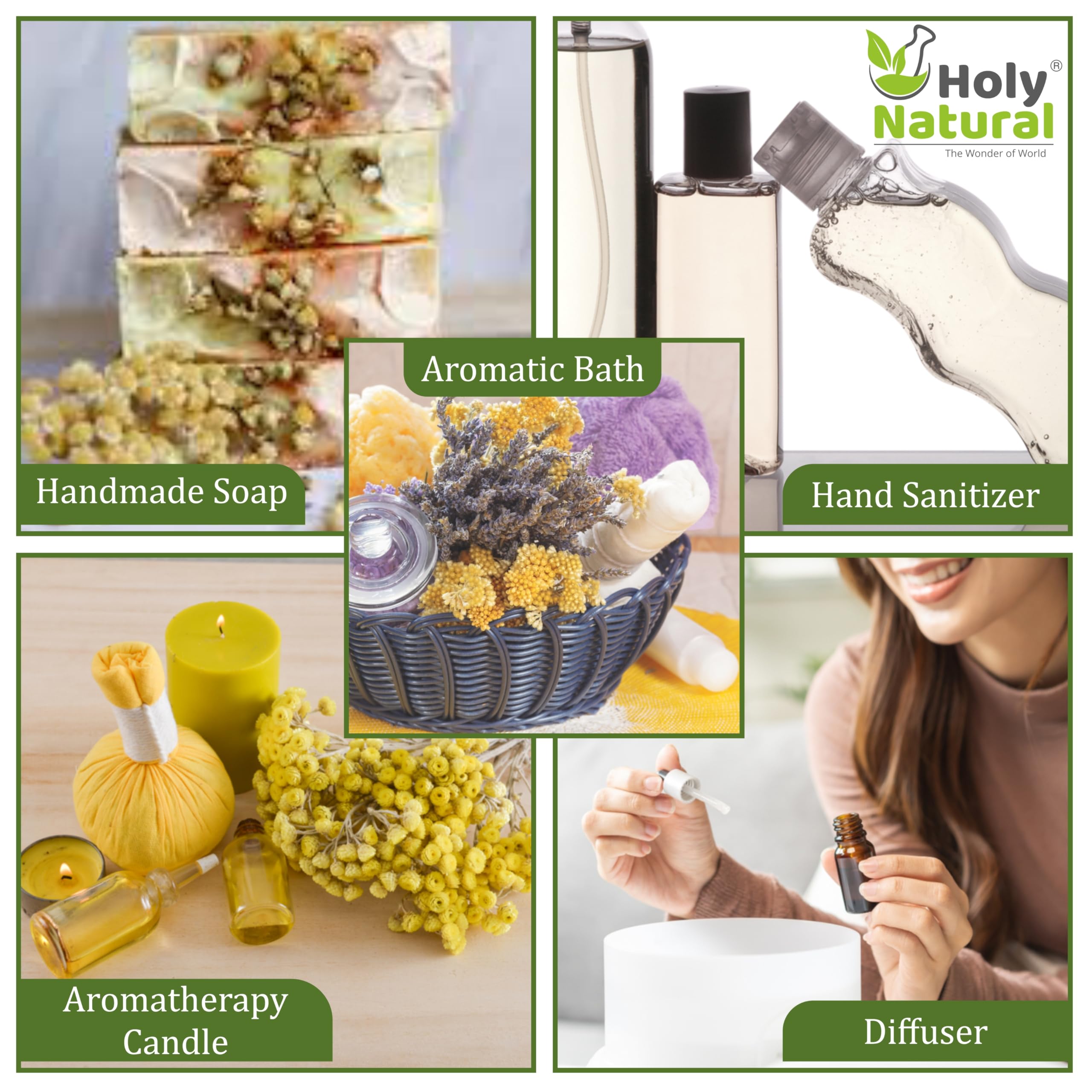 Holy Natural Helichrysum Essential Oil - 15 ML - Image 7 thumbnail
