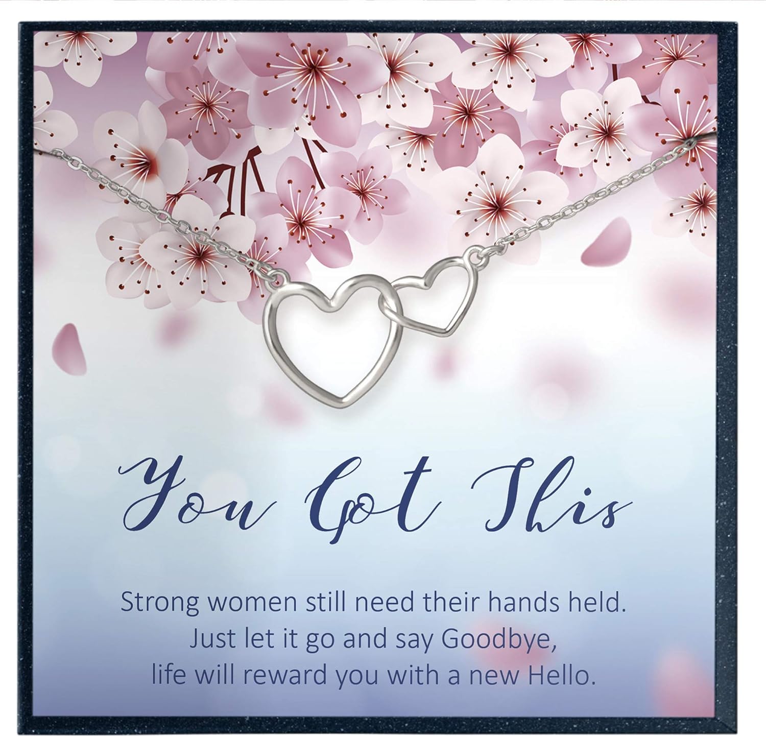 Divorcee Gifts for Woman, Break up Gift for Girls, Fresh Start Quote, Strong Woman, Divorce Gifts, Uplifting Gifts, Cheer Gift, Inspirational Necklace