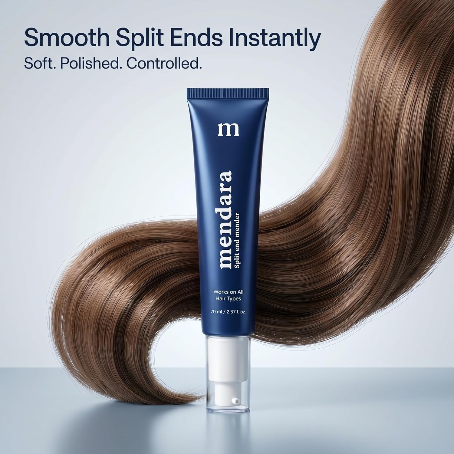Split End Mender Leave-In Hair Serum – Smooth Split Ends & Reduce Frizz, Lightweight Non-Greasy Repair for Dry, Damaged Hair (70ml)
