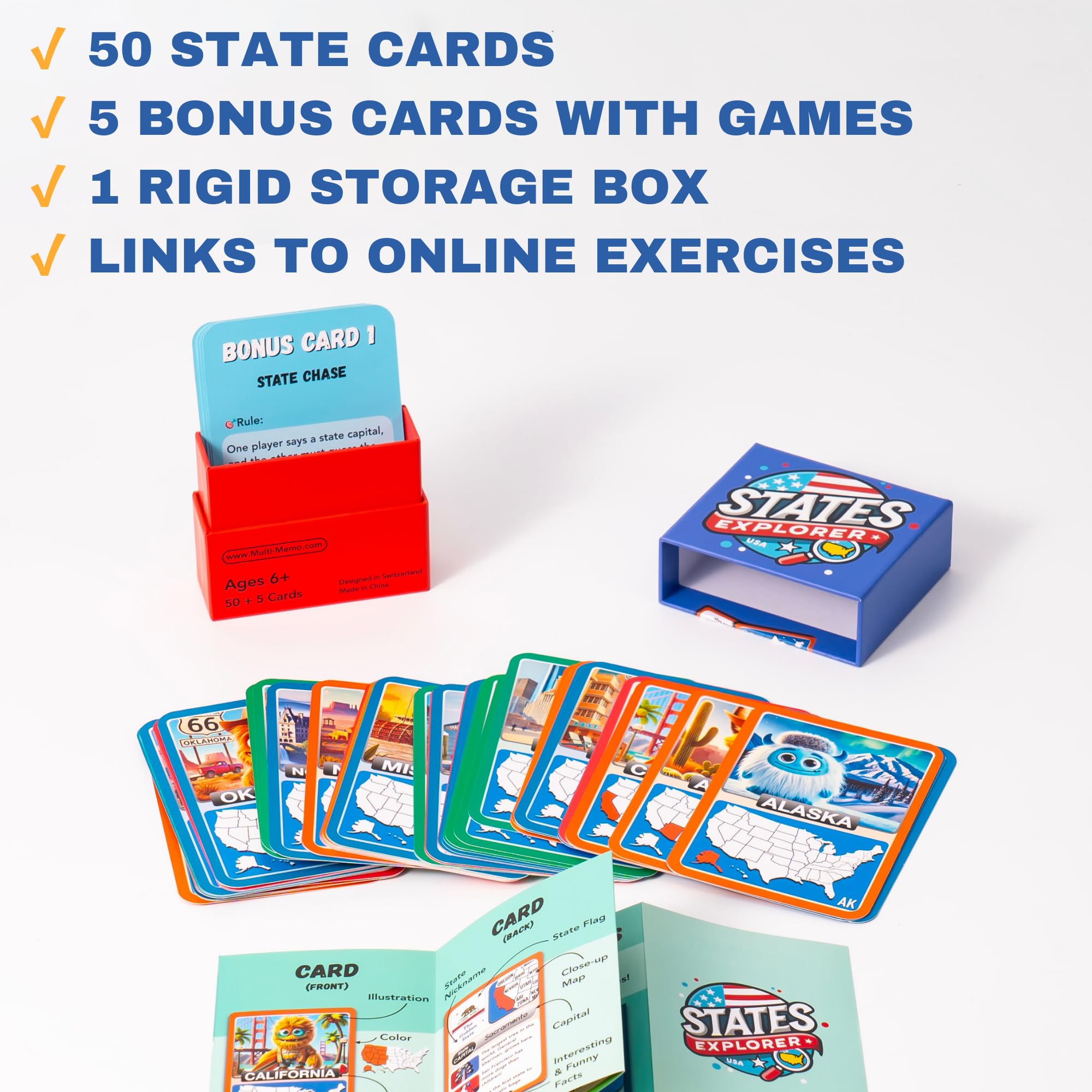 Tarjetas flash States Explorer