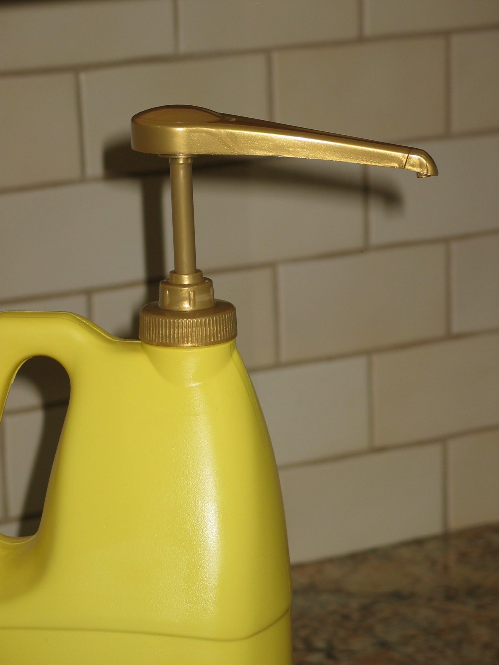 Pump Dispenser Ideal for Disinfectant Commercial Bottles (38mm Closure) Fits Most One Gallon and 96 Oz. Bottles