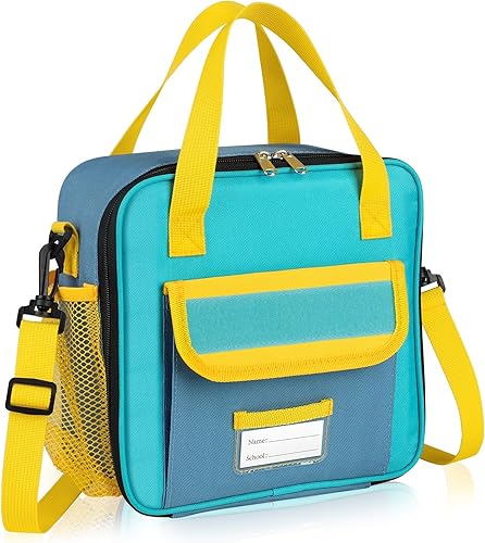 Miniatura 1 de REDSHELL Lonchera táctica para niños, bolsa de almuerzo aislada grande para niños y niñas, lonchera cuadrada para niños pequeños, bolsa de almuerzo