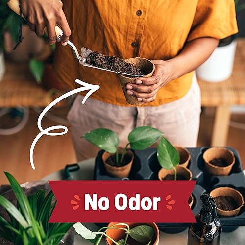 Miniatura 7 de Back to the Roots Fundición de gusano 100% orgánica y fabricada en Estados Unidos  Fertilizante vegetal natural y potenciador del suelo  Paquete de