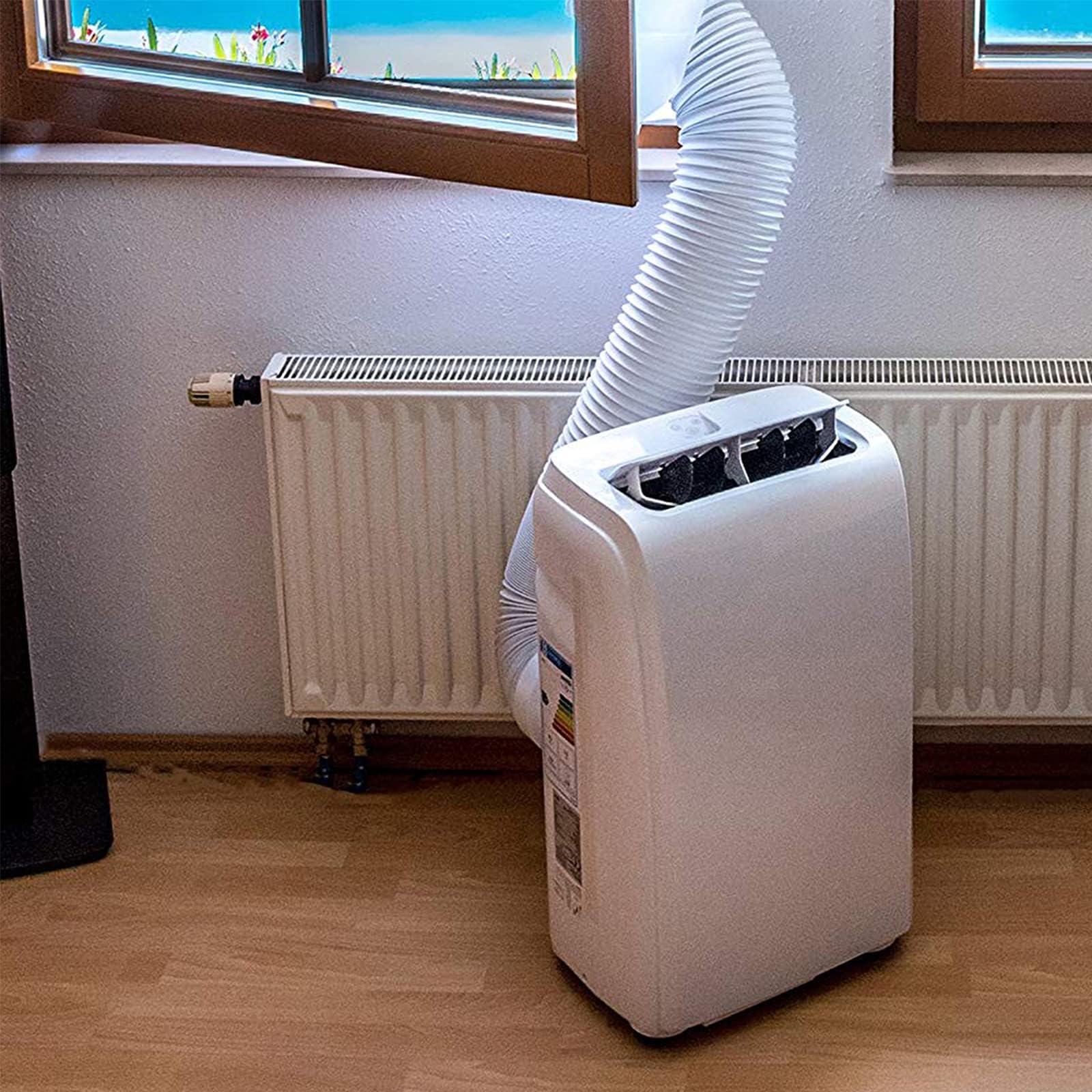 Manguera de aire acondicionado portátil, conducto de ventilación de CA flexible, manguera de escape de repuesto universal, 15 cm de diámetro, 1,5 m de largo para un rendimiento eficiente del aire