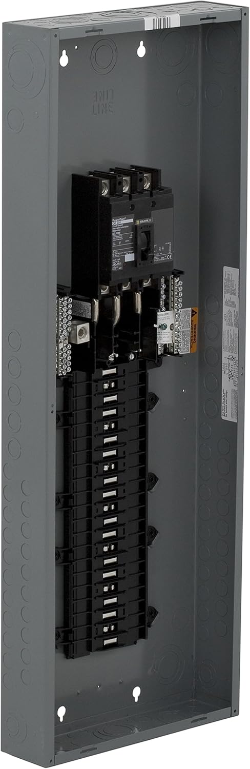 Square D - QO342MQ225 225-Amp 42-Space 42-Circuit 3-Phase Main Breaker Load Center