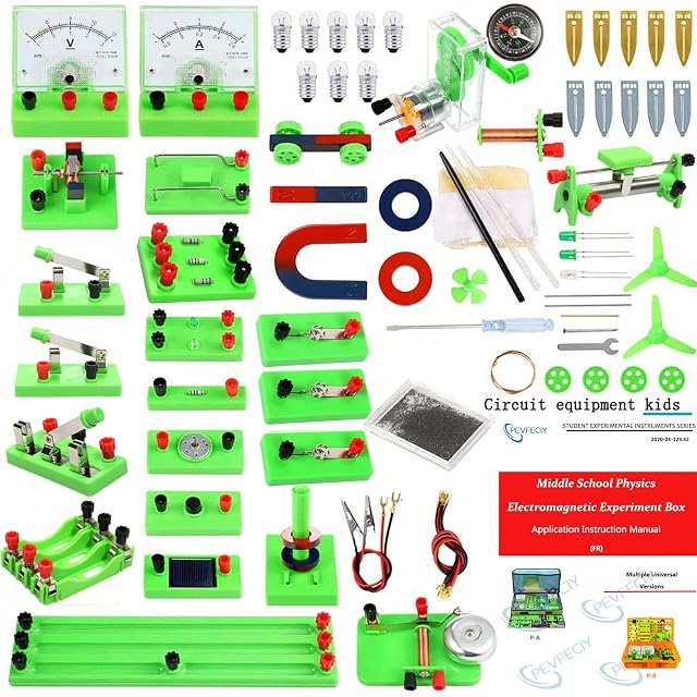 Foto 5 de 8 de Pevfeciy Kits educativos de Ciencia,experiencias científicas Infantiles,Circuito electrico,Kit de exploración…