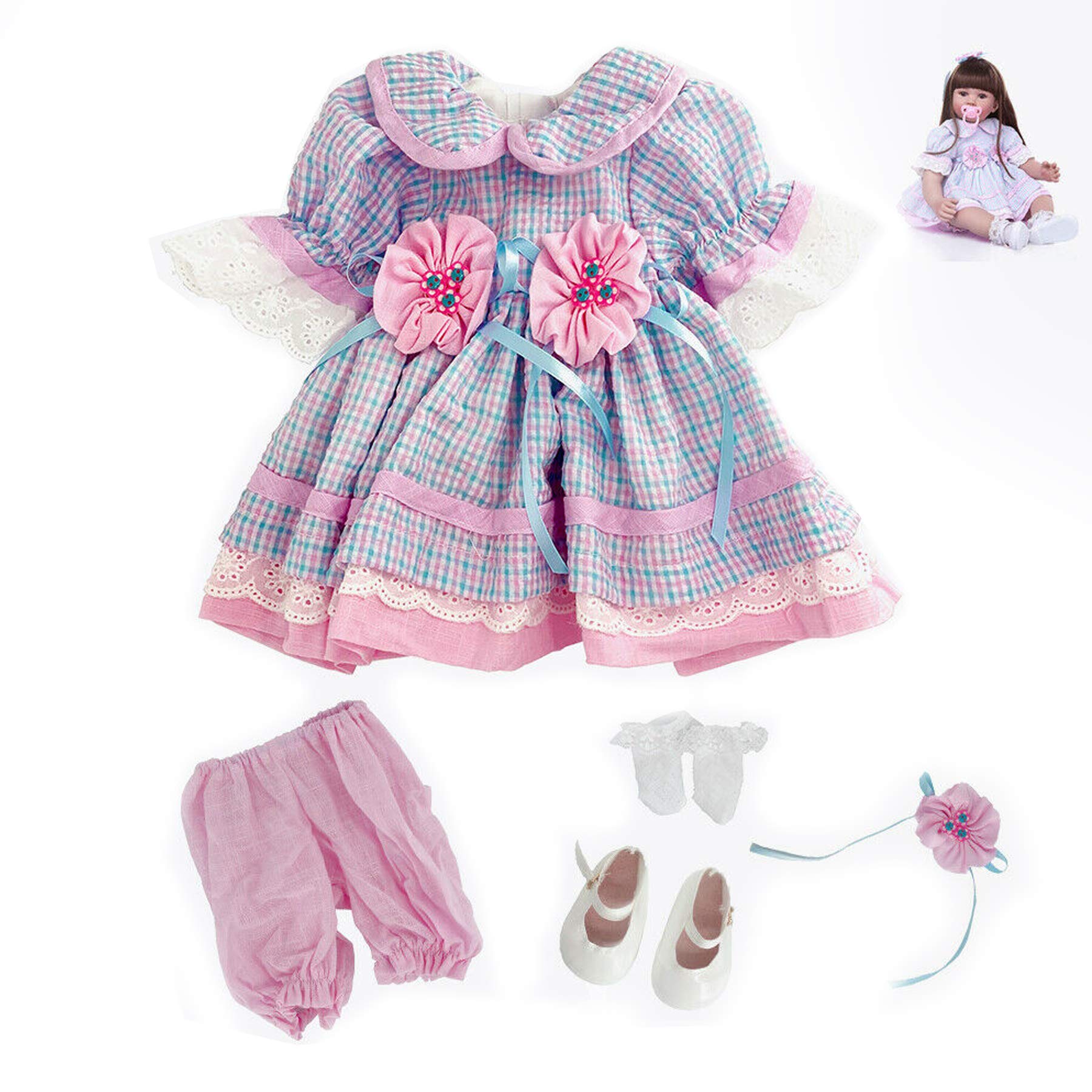 Zero Pam Reborn Baby Doll Clothes Toddler Doll Outfit Clothing