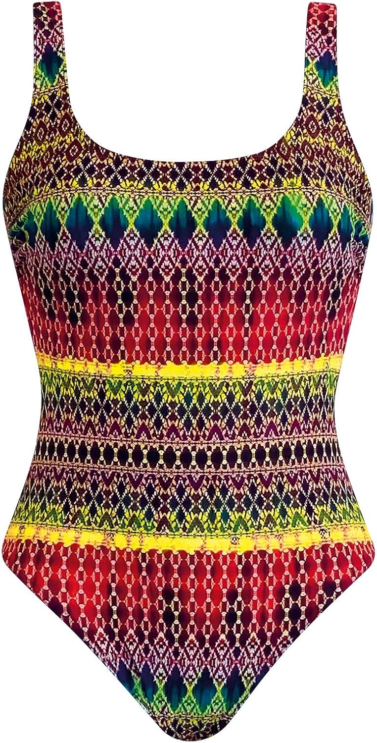 Olympia Badeanzug 62.32, Multicolor, Größe 40D : Amazon.de: Fashion