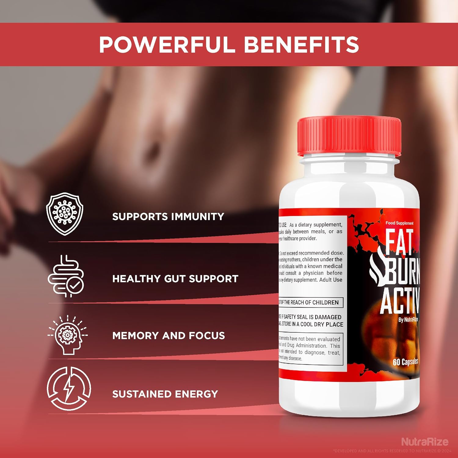 (5 Pack) Fat Burn Active Pills, Fat Burner Active Advance Keto Formula - Advanced Weight Loss Support, All Natural Keto Supplement, Fat Burn Keto Vitamins, FatBurn Keto Active Reviews (300 Capsules)