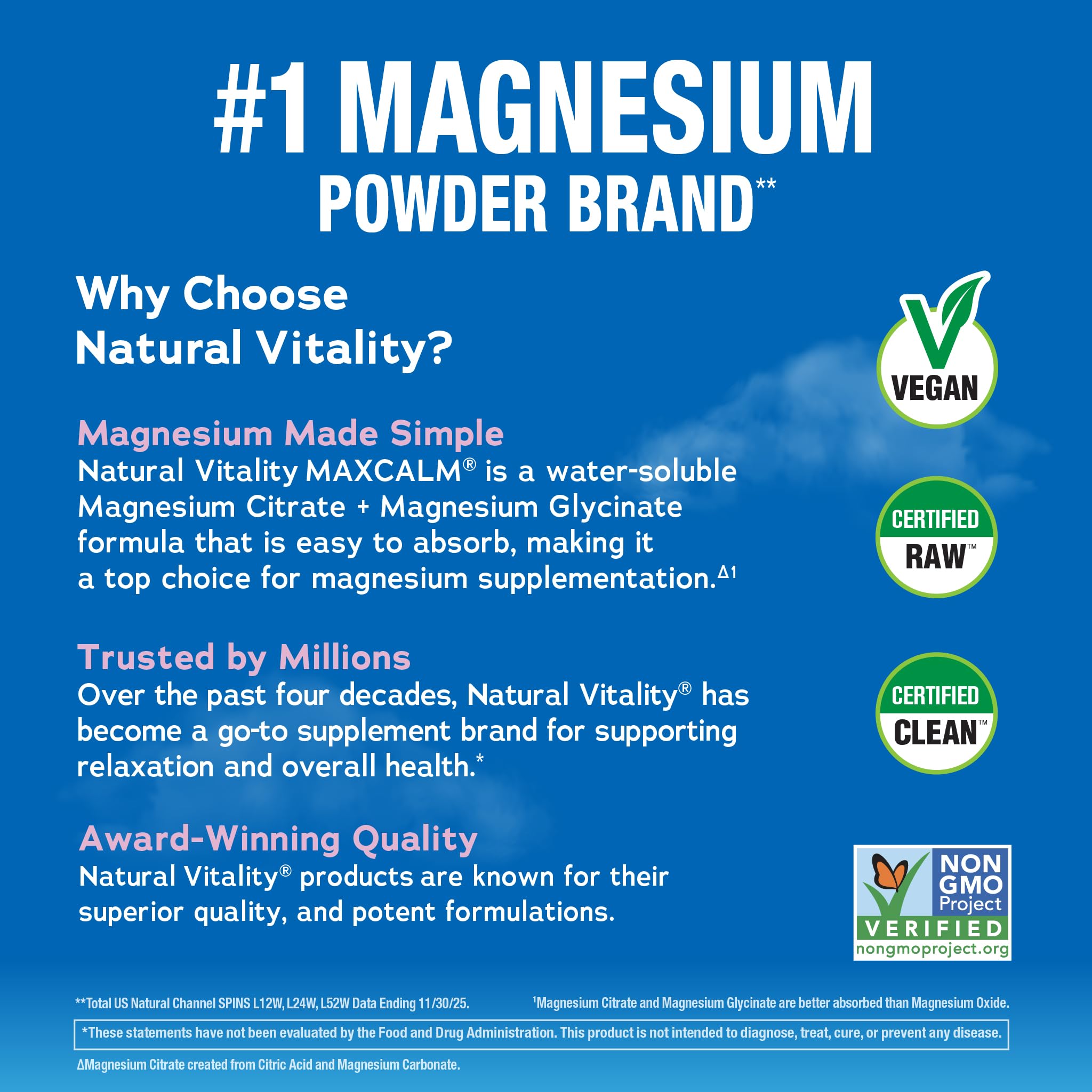 Natural Vitality Calm Magnesium Powder — Amazon image 4