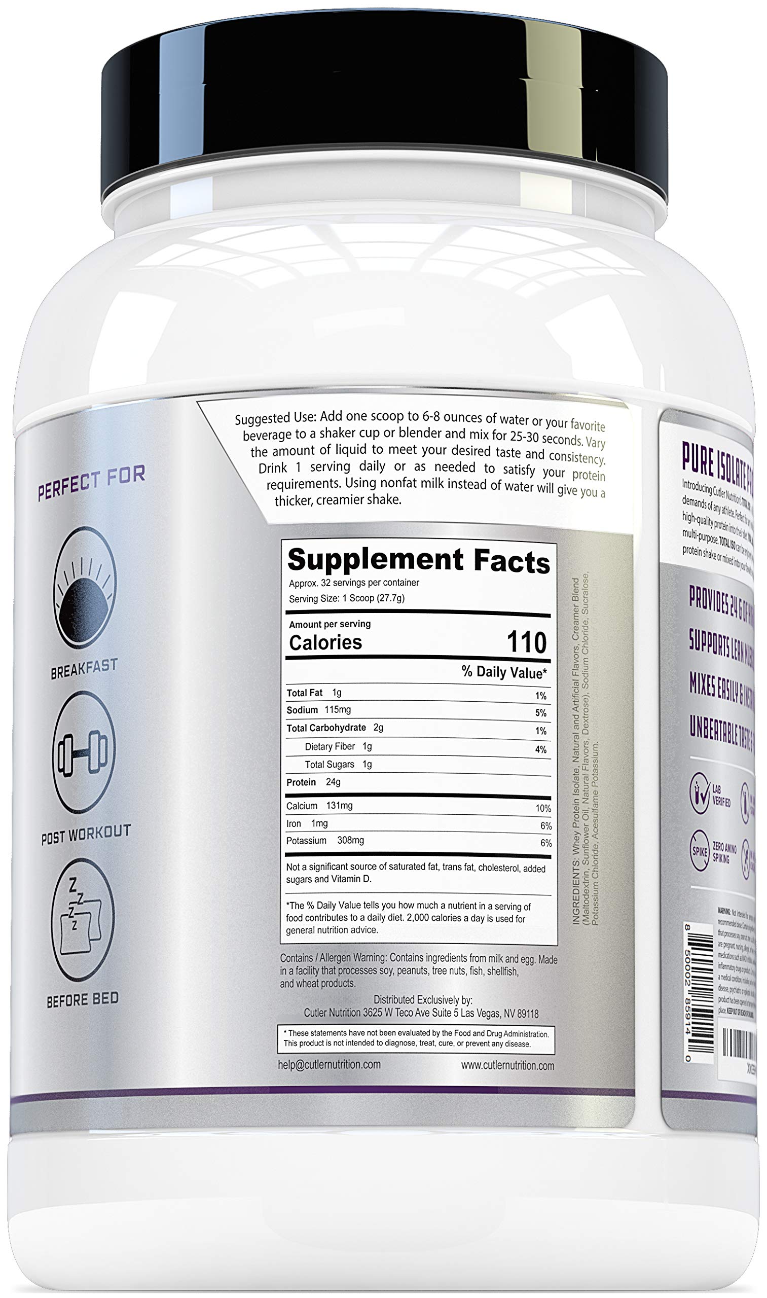 Total ISO Whey Isolate Protein Powder Best Tasting Whey Protein Shake