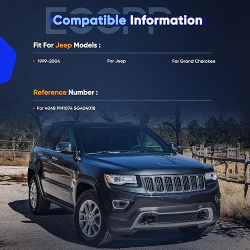 Miniatura 2 de ECCPP - Juego de 2 amortiguadores con resortes de gas para cofre, para Jeep Grand Cherokee 1999–2004 (refacción 4048)