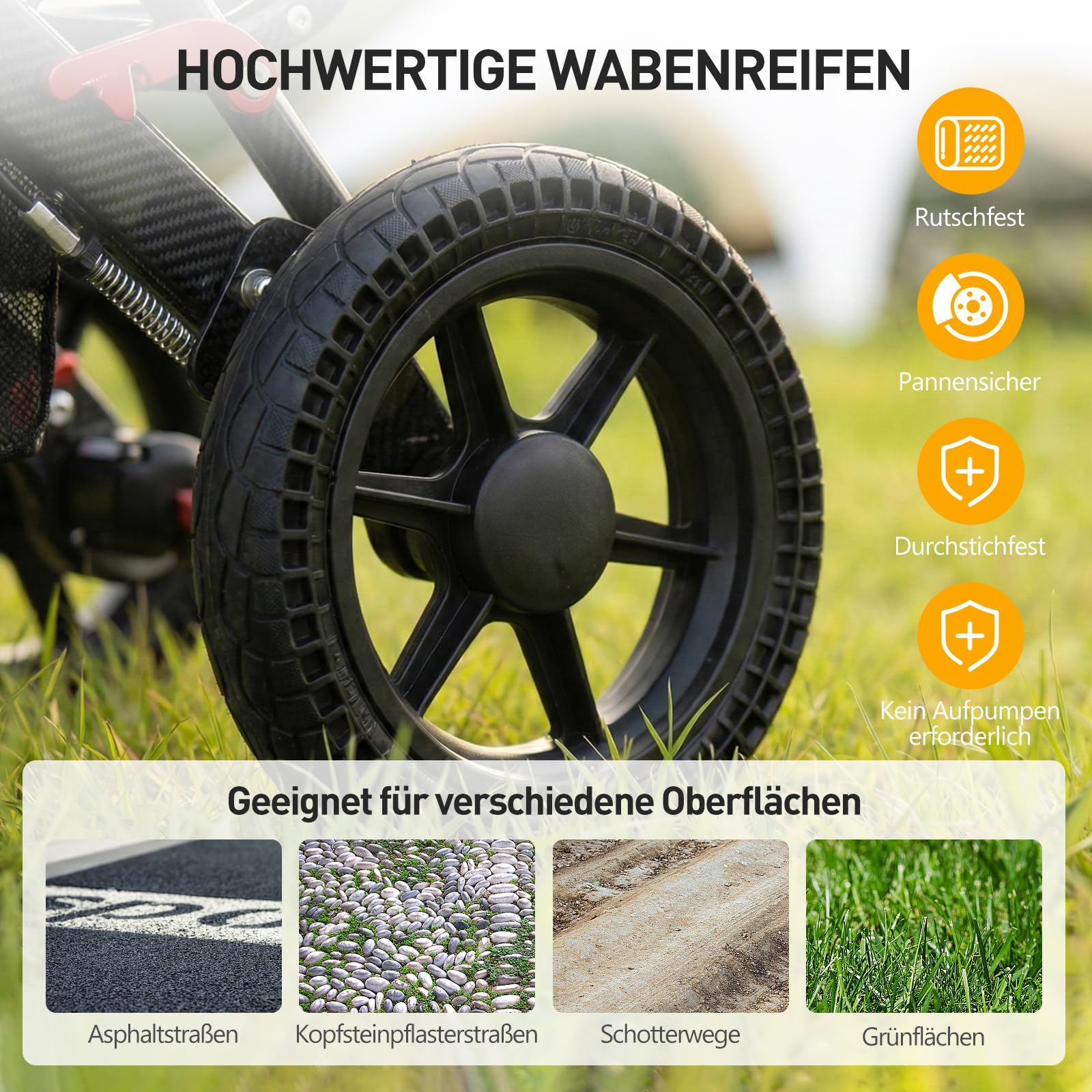 Care Parents Rollstuhl, faltbar, leicht, 8,5 kg,Sitzbreite:40cm,großem Einkaufskorb und unzerstörbaren Reifen, Transportrollstühle für Behinderte and ältere, bis100 kg(CP-J09B)