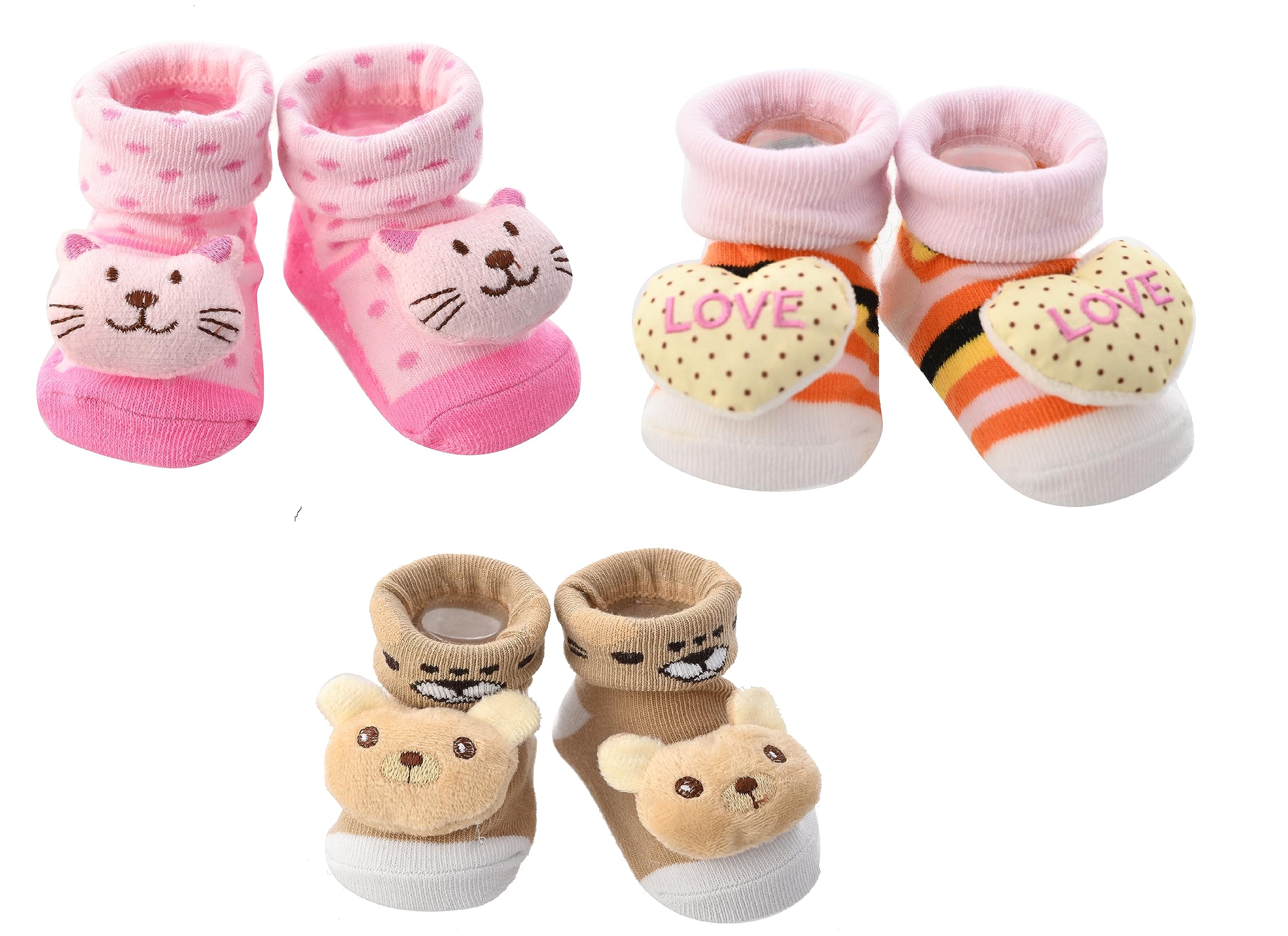 kids baby boy girl children newborn infant anti skid cartoon fancy soft cotton socks/booties (0-6 months)-image-44