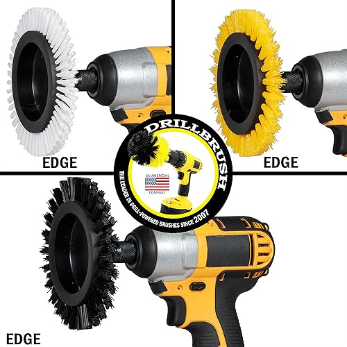 Miniatura 7 de Variedad de cepillos de taladro - Kit de detalles de coche - Juego de accesorios de cepillo de taladro de baño - Cepillos de limpieza de parrilla