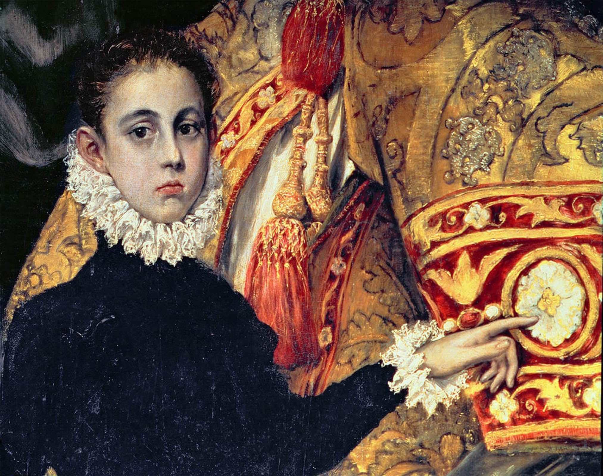 ARTXLXXBN Famous Print Painting Colorful Art Print the Burial Oforgaz From a Legend of a Boy by El Greco Canvas Art Decorations for Home Decor 60x90cm