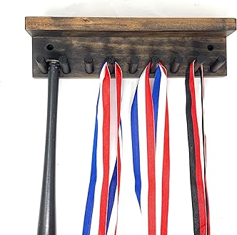 Lot De 10 Mini Présentoirs Porte-batte De Baseball – Étagère En Chêne Pour Collection