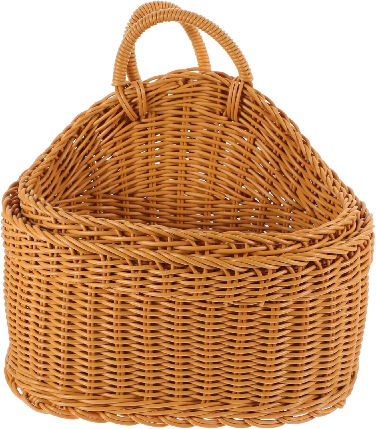 Garneck Set of 2 Bathroom Baskets, Braided Storage Baskets, Rattan