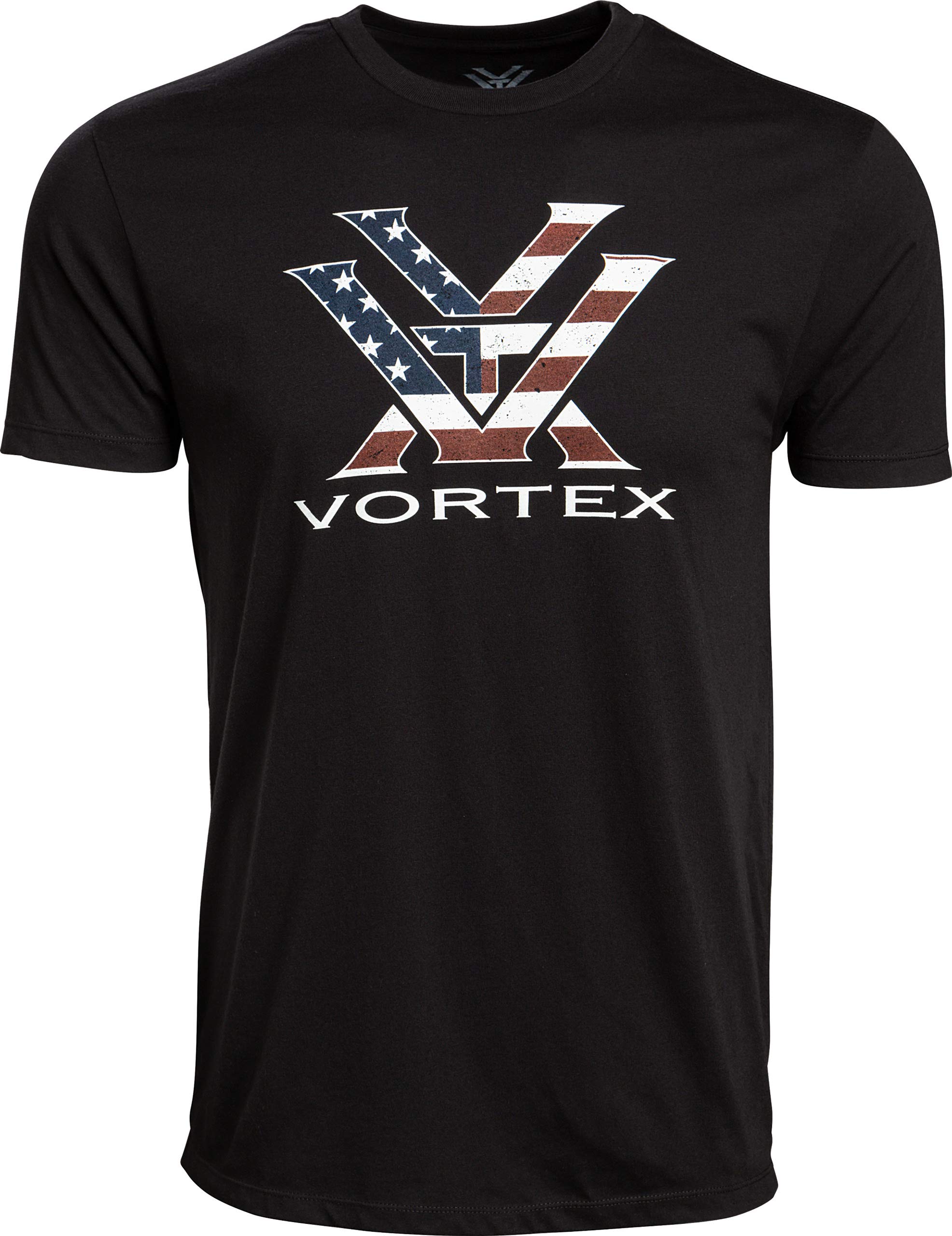 VortexMens Stars and Stripes Short Sleeve Shirt