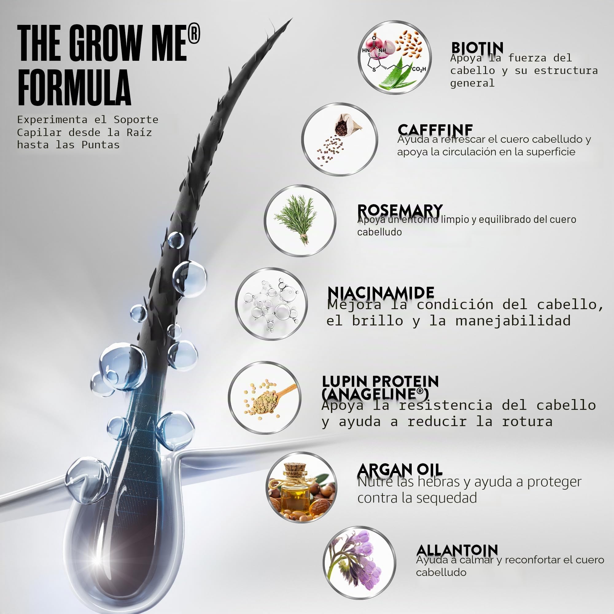 Watermans Champú Crecimiento Cabello Anti-Caída 250ml