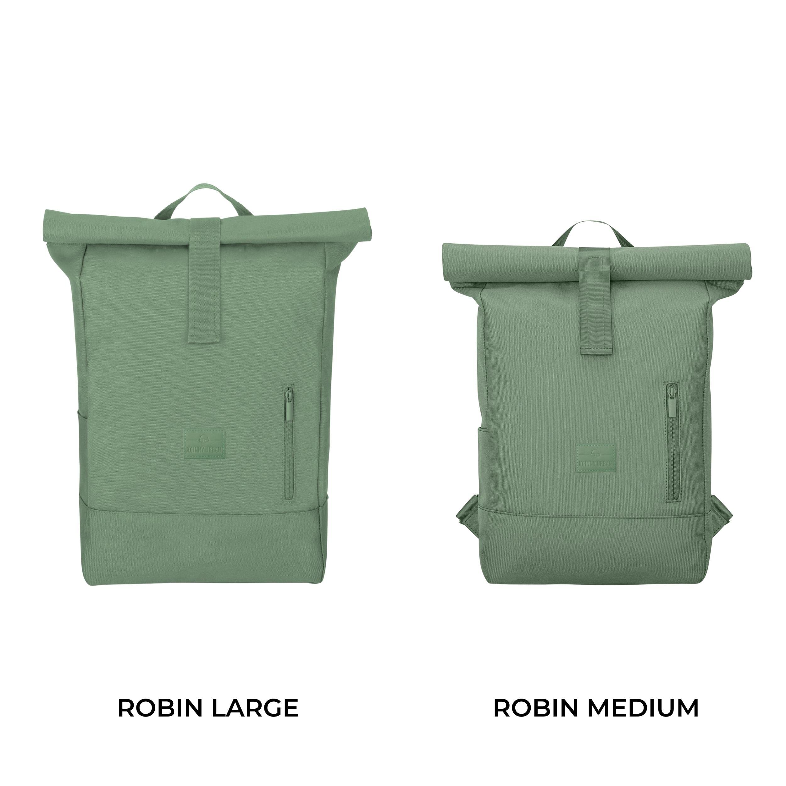 Johnny Urban Zaino Donna e Uomo - Robin Large - da PET Riciclato - Borsa Quotidiana 18-22 Litri - Tasca per PC - Idrorepellente