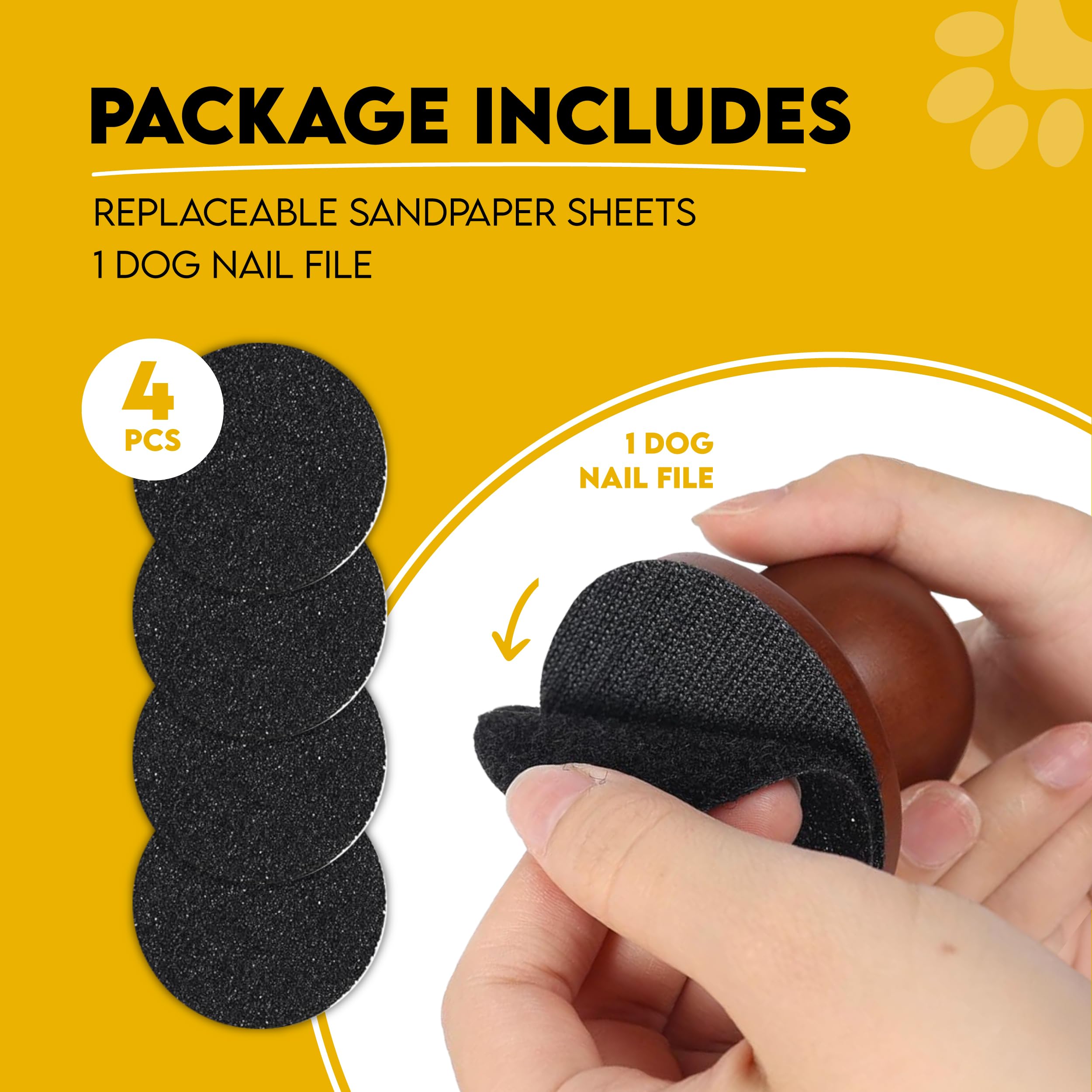 Lima de uñas para perros, lima de uñas para gatos, lima de uñas para perros, lima de uñas sin estrés para perros, lima de uñas para perros, almohadilla para arañazos para perros, hecha de madera 100%